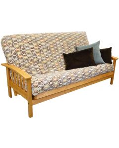 Wood Amish Bent Arm Mission Futon Frame Oak