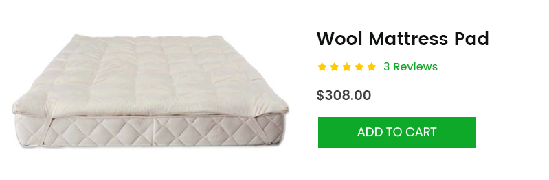 Wool Mattress Pad