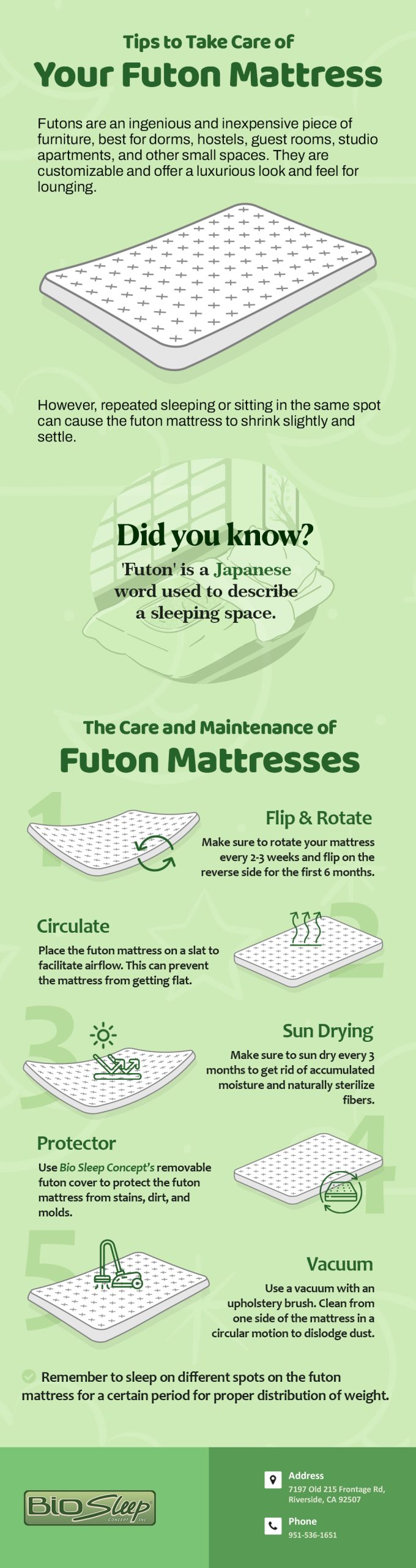 Futon Mattress Maintenance Tips