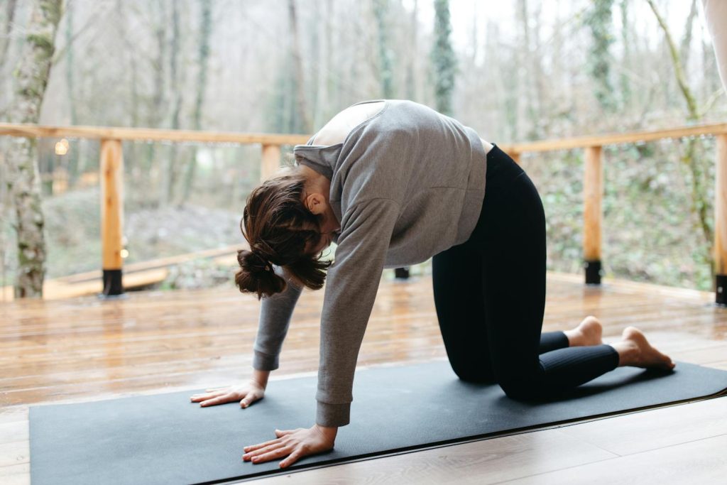 Cat Cow Yogas Pose